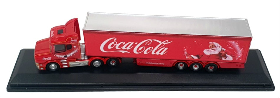 Oxford 1/148 Scale NTCAB007CC - Scania Box Trailer Coca-Cola Christmas Truck