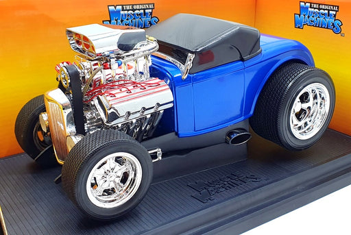 Muscle Machine 1/18 Scale Diecast 61198 - 1932 Ford Roadster - Blue