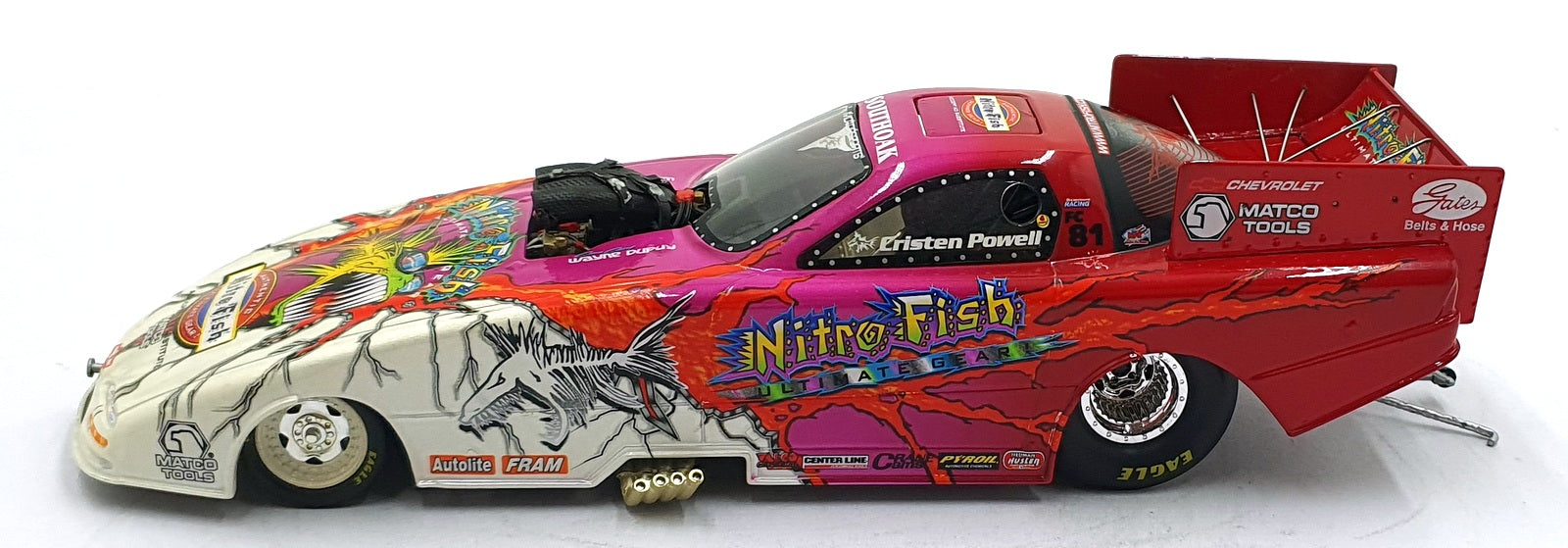 Fun Image Fast Scale Action 1/24 Scale 101331 Chevrolet Funny Car Dragster - Cristen Powell ...