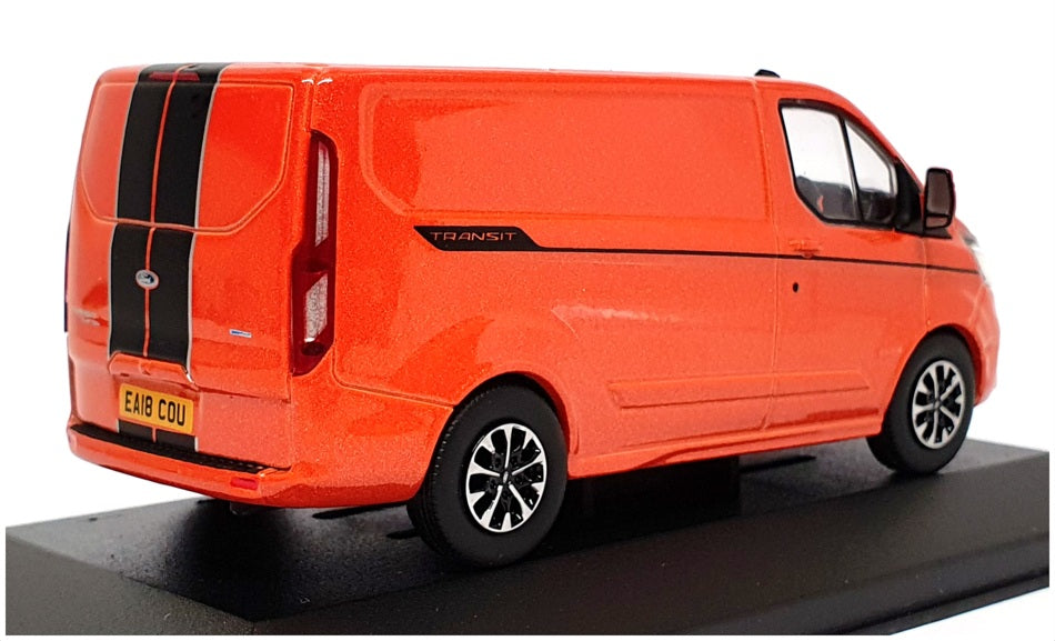 Vanguards 1/43 Scale VA15101 - Ford Transit Custom Sport SWB Van - Orange Glow