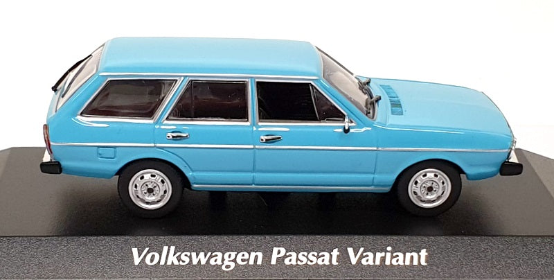 Maxichamps 1/43 Scale 940 054210 - 1975 Volkswagen Passat Break - Blue