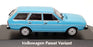 Maxichamps 1/43 Scale 940 054210 - 1975 Volkswagen Passat Break - Blue