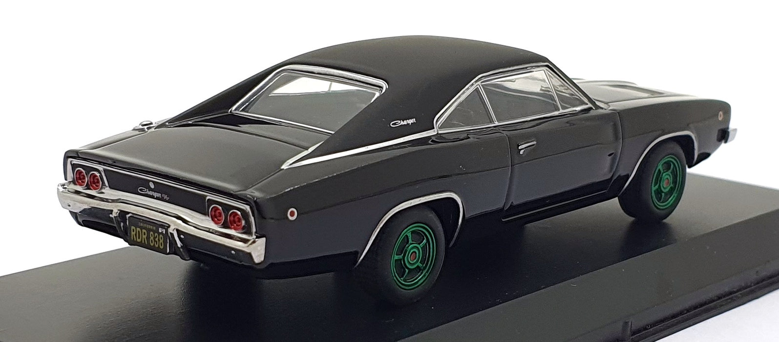Greenlight 1/43 Scale 86432 - 1968 Dodge Charger R/T - Green Wheels
