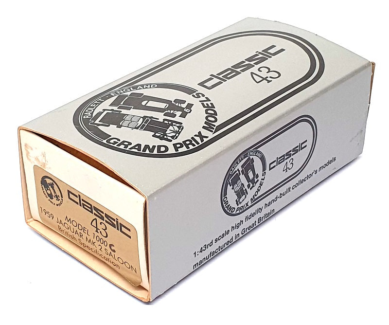 Classic 43 1/43 Scale No. 1000C - 1959 Jaguar Mk2 Saloon - Champagne
