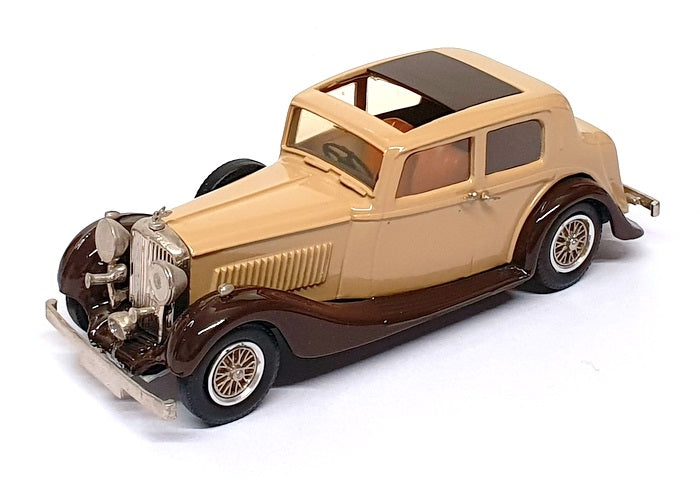 Western 1/43 Scale WMS34X - 1936 Bentley Mulliner Pillarless Saloon Beige/Brown