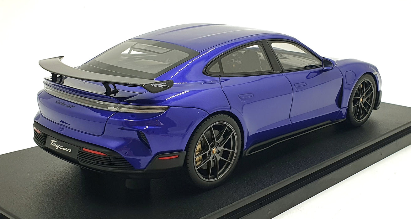 GT Spirit 1/18 Scale Resin GT520 - Porsche Taycan Turbo GT - Met. Purple