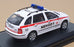 Abrex 1/43 Scale 143ABX004XJ - Skoda Fabia Prague Transport Police  - White/Red