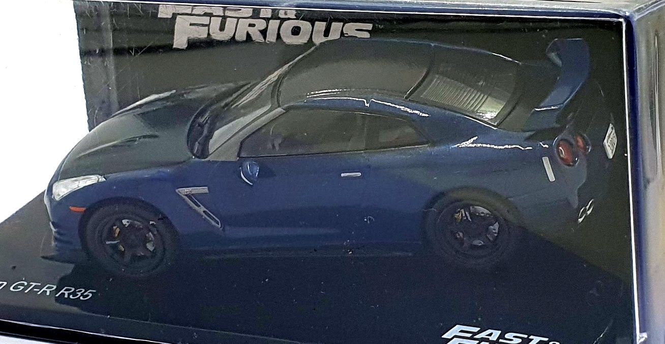 DeAgostini 1/43 Scale F220CMC041 - Fast and Furious Nissan GT-R R35 - Blue