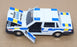 Corgi 13cm Long Diecast C435/2 - Volvo 760 Turbo Racer #21 - White/Blue/Yellow