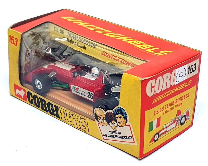 Corgi Toys 1/36 Scale Original 153 - (C) F1 Surtees T.S.9B Italian Finish - Red