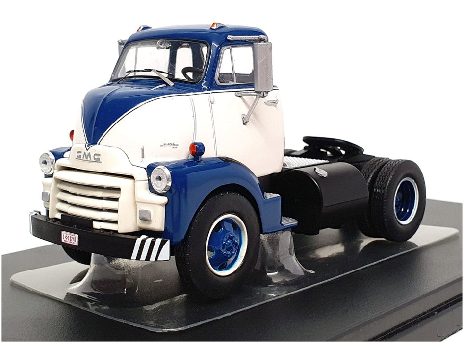 Ixo 1/43 Scale Diecast TR150.22 - 1954 GMC COE Truck - Blue/White