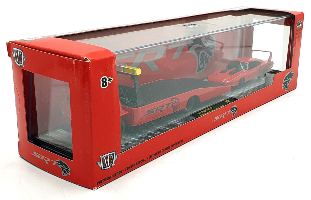 Castline M2 Machines 1/64 Scale S36 1969 Dodge L600 COE & Charger Daytona HEMI