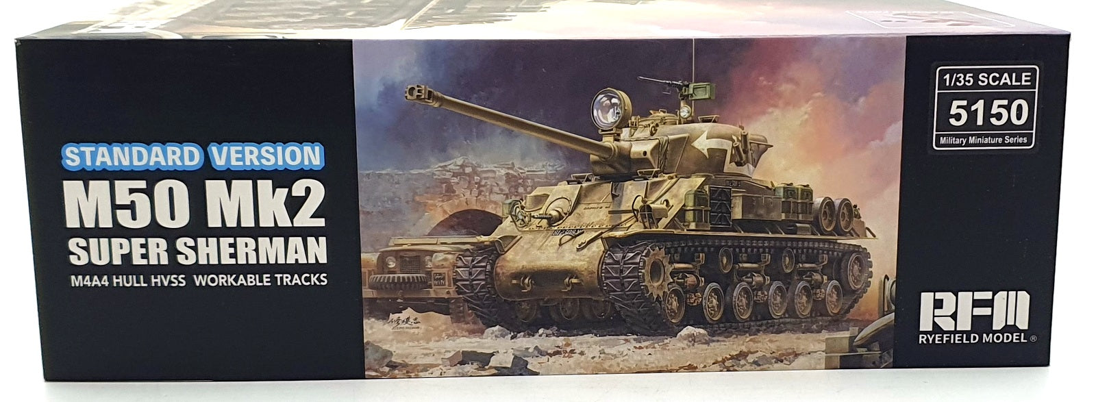 Ryefield Model Kit 1/35 Scale 1505 - M50 Mk2 Super Sherman M4A4 Hull ...