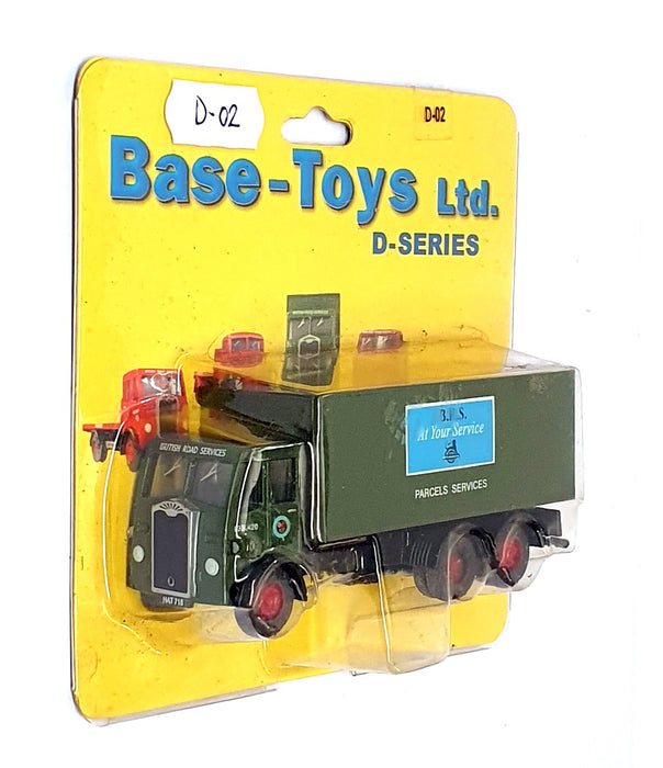 Base Toys 1/76 Scale D-02 - Albion Chieftain 3 Box Van BRS - Green