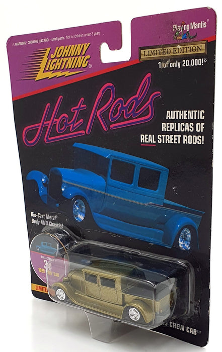 Johnny Lightning 1/64 Scale 441-02 Hot Rods Collector #34 Crew Cab - Gold