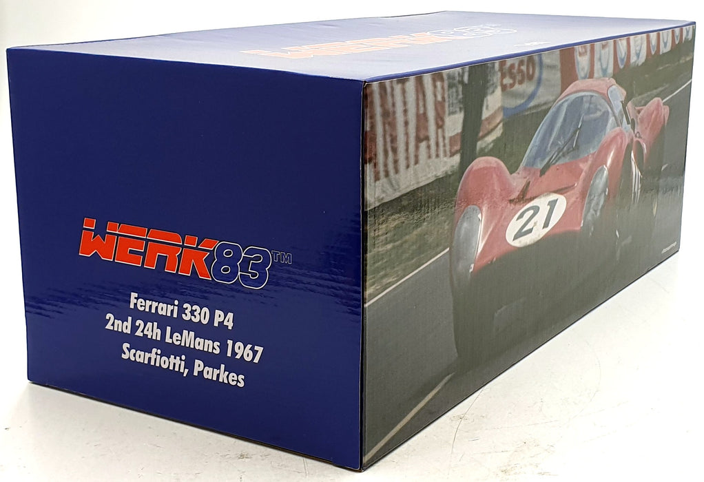 Werk83 1/12 Scale W1201401 - Ferrari 330 P4 2nd 24hr LM 1967 - Scarfiotti/Parkes