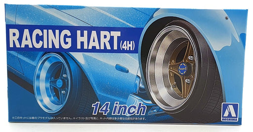 Aoshima 1/24 Scale Four Wheel Set 53775 - Racing Hart 4H 14 Inch