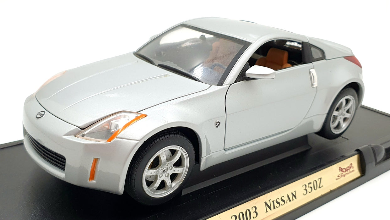 Road Signature 1/18 Scale Diecast 92538 - 2003 Nissan 350Z - Silver