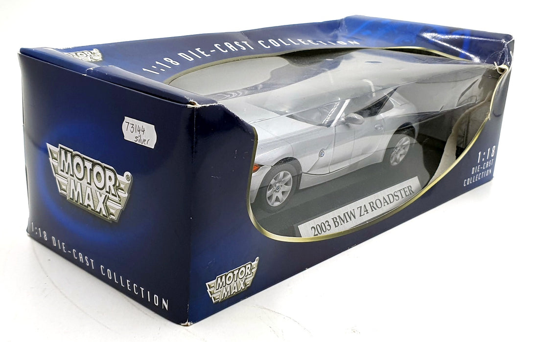 Motor Max 1/18 Scale Diecast 73144 - BMW Z4 - Silver