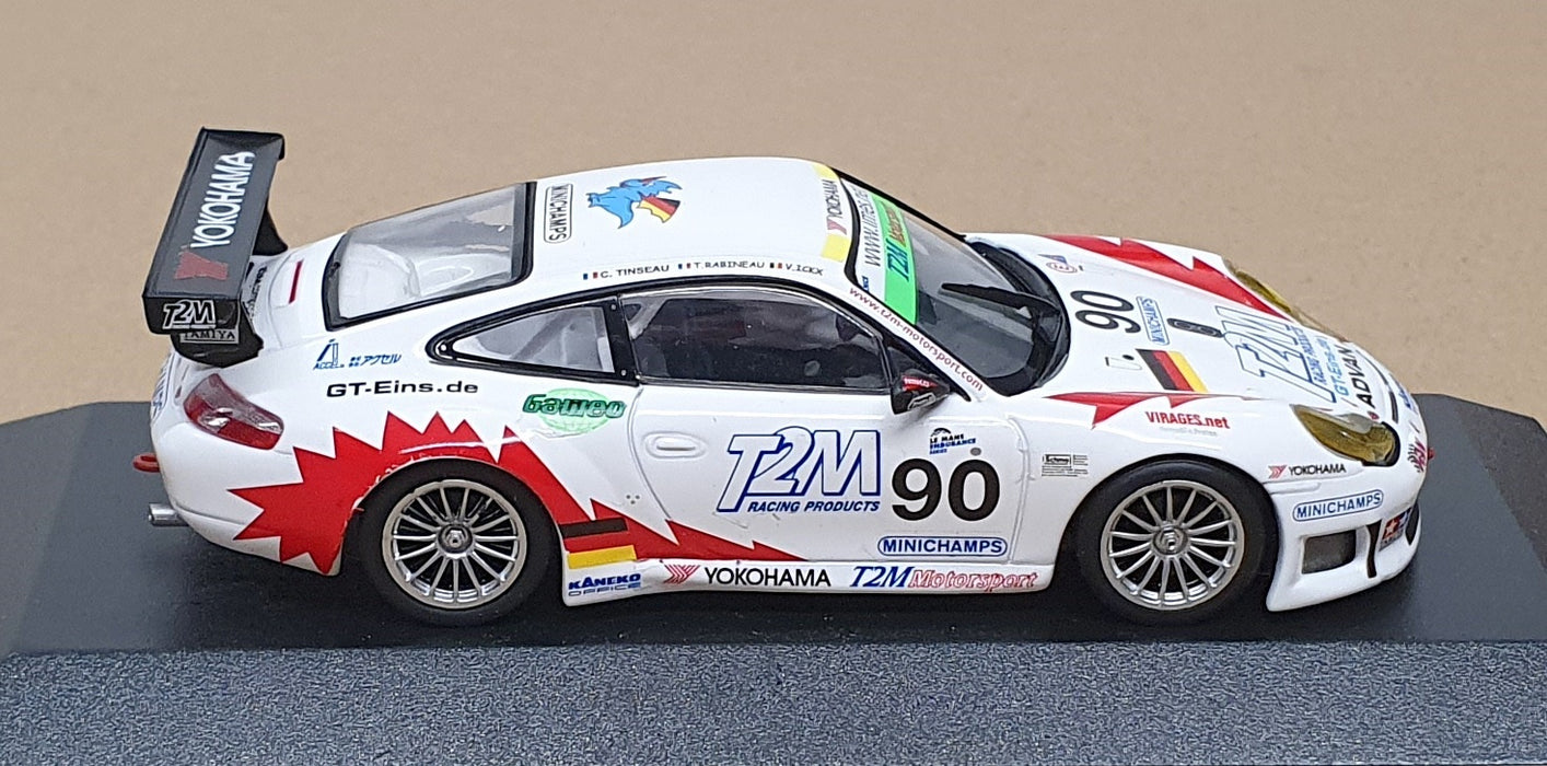 Minichamps 1/43 Scale 400 046980 - Porsche 911 GT3 RS #90 1000Km Spa 2004