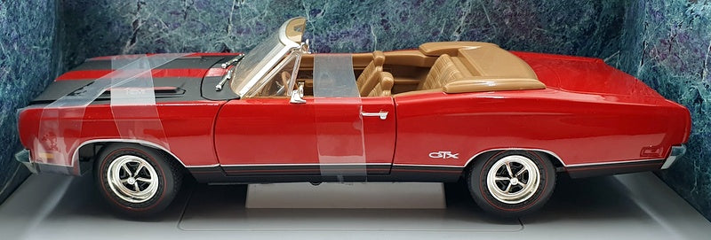 Ertl 1/18 Scale Diecast 7248 - 1969 Plymouth GTX Convertible - Red