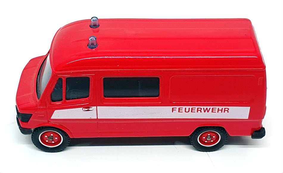 Solido Toner Gam I 1/50 Scale 2132 - Mercedes Benz Van Feuerwehr - Red