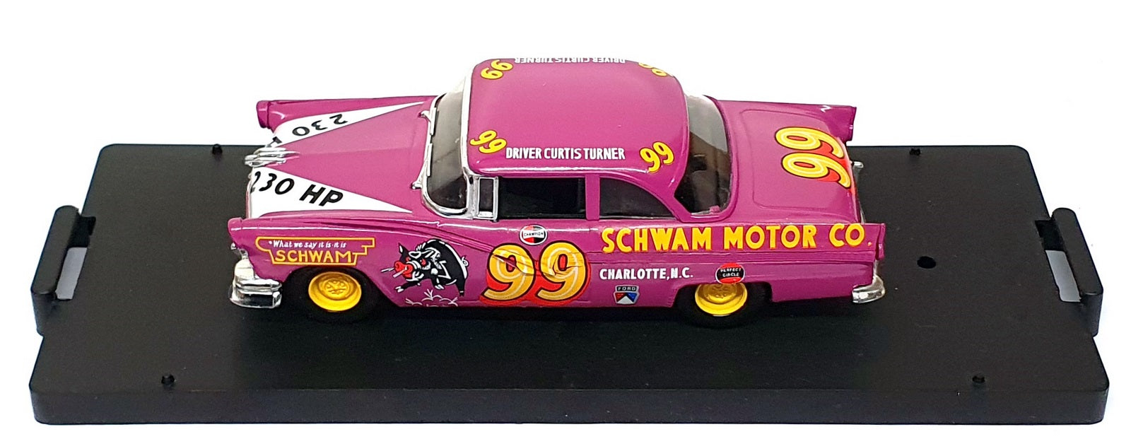 Vitesse 1/43 Scale L056 - Ford Fairlane Nascar 1956 #99 Curtis Turner Purple Hog