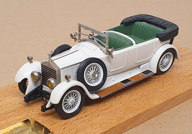 Top Marques 1/43 Scale RR9 - 1927 Rolls Royce 20hp Tourer By Hooper - Pale Ivory