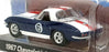 Greenlight 1/64 Scale 27680 - 1967 Chevrolet Corvette #6 - Blue/White