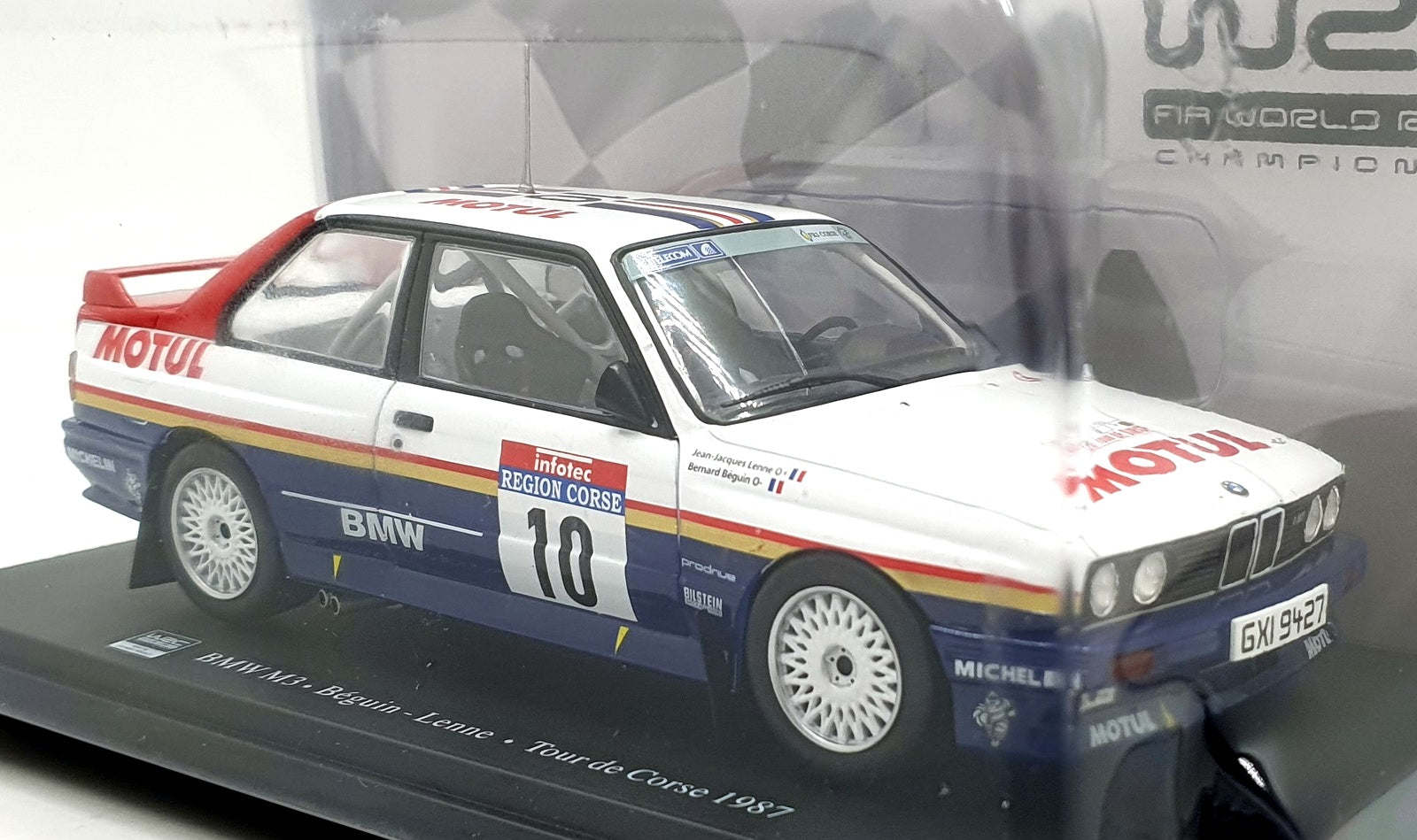 Hachette 1/24 Scale G113U040 - BMW M3 #10 Tour de Corse 1987