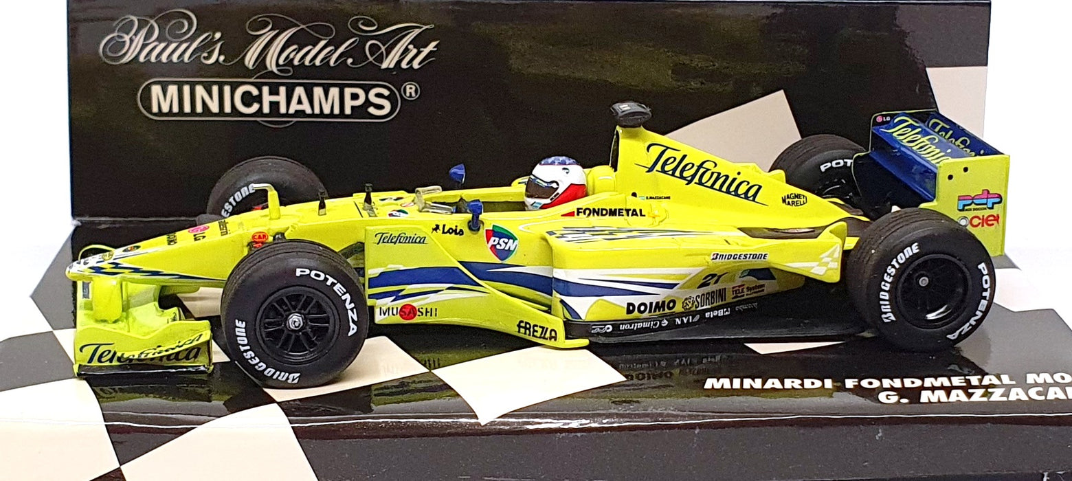 Minichamps 1/43 Scale 430 000021 - F1 Minardi M02 G. Mazzacane