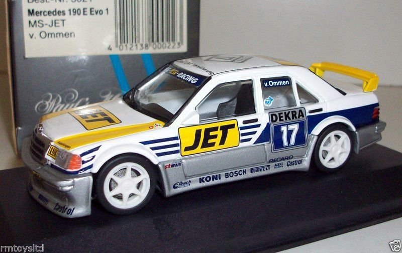 MINICHAMPS 1/43 - NR. 3021 MERCEDES BENZ 190 EVO 1 MS-JET V. OMMEN