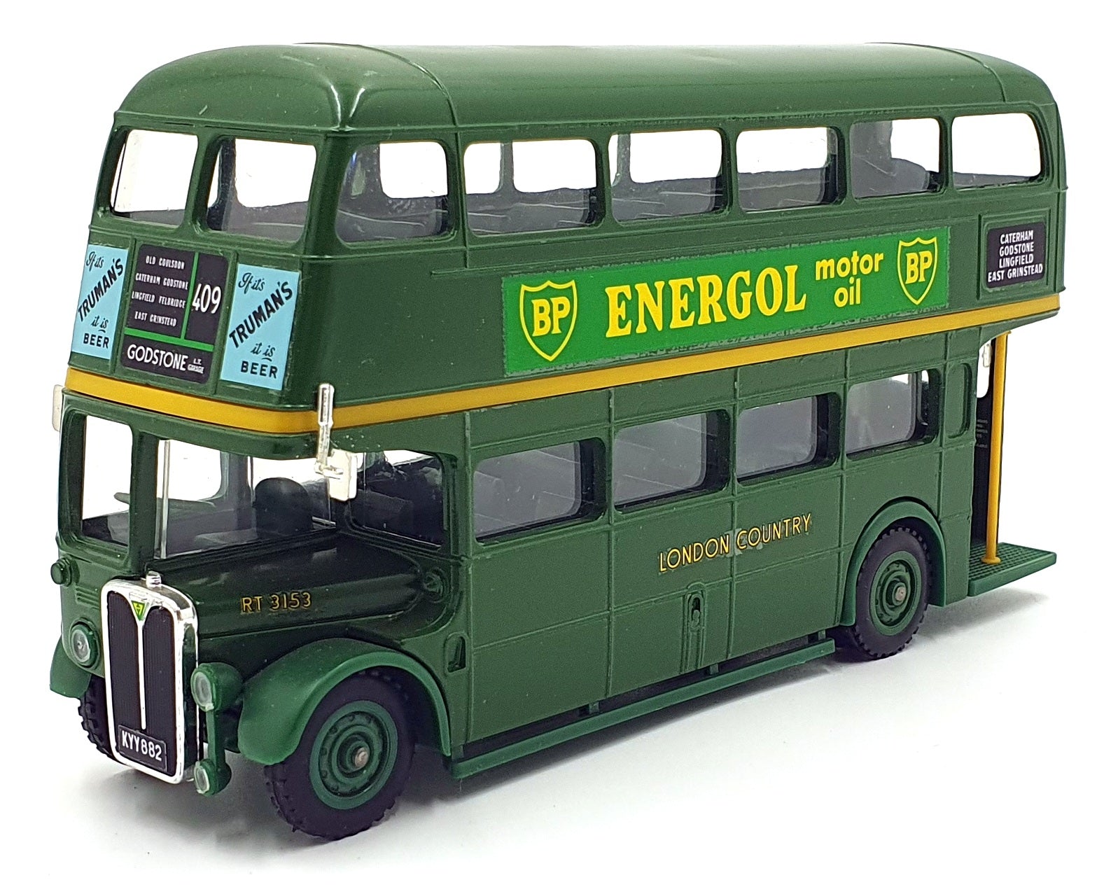 Solido 1/50 Scale Diecast 227 - Routemaster Double Decker RT Bus - Energol