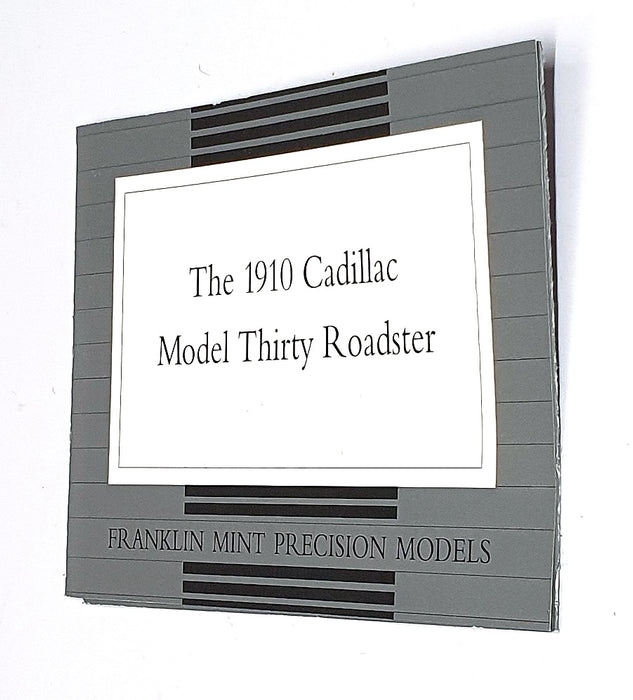 Franklin Mint 1/24 Scale 17626K - 1910 Cadillac Model Thirty Roadster - Black 