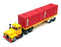 Corgi 28cm Long Original Diecast 1106 Mack Container Truck & Trailer Yellow/Red