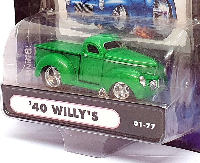 Muscle Machines 1/64 Scale 71161 01-77 - 1940 Willys Truck - Green