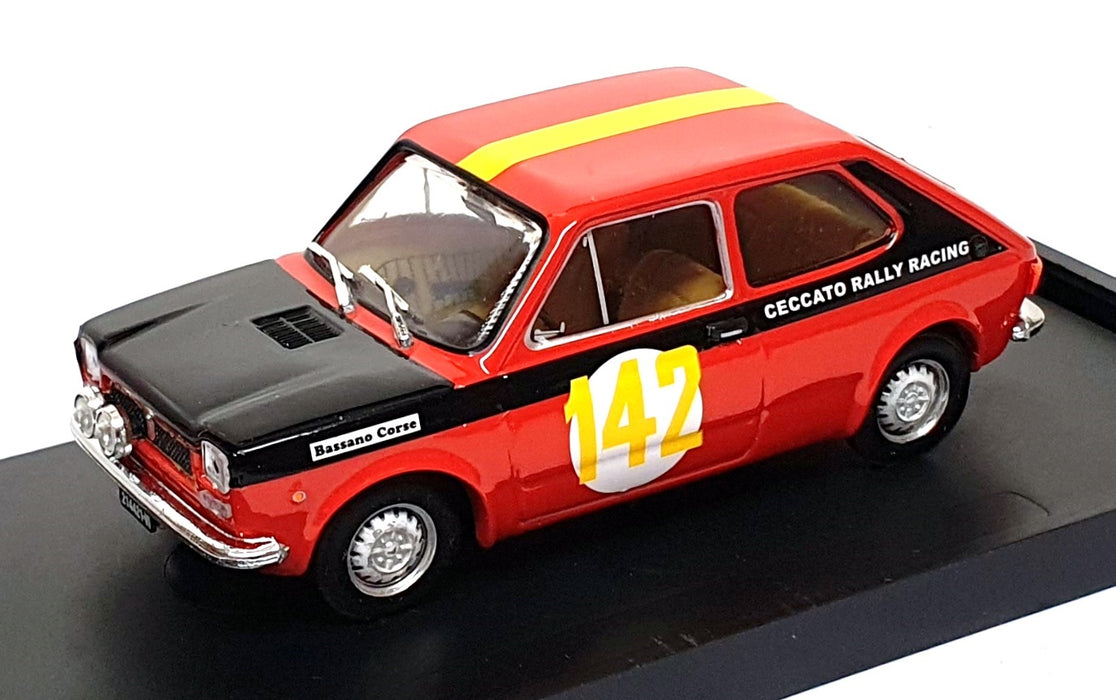 Brumm 1/43 Scale R553 - Fiat 127 2-Dr. Bassano Corse #142 Rally 2 Valli 1972