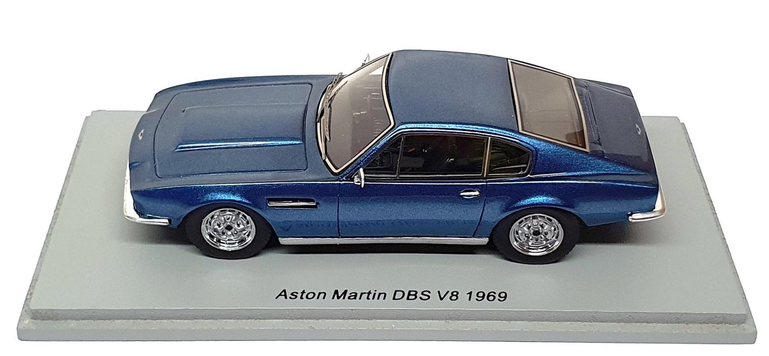 Spark Model 1/43 Scale S0574 - 1969 Aston Martin DBS V8 - Salisbury Blue