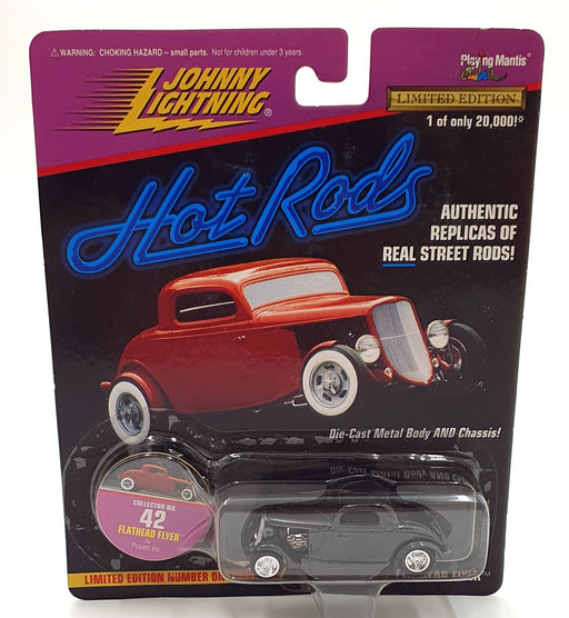 Johnny Lightning 1/64 Scale 441-02 Hot Rods Collector #42 Flathead Flyer - Black