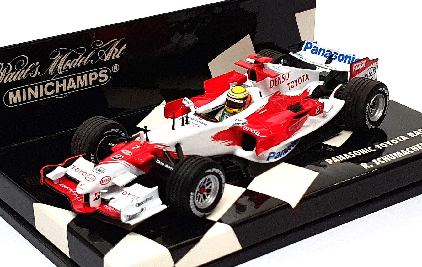 Minichamps 1/43 Scale 400 060007 Panasonic Toyota Racing TF106 R. Schumacher '06