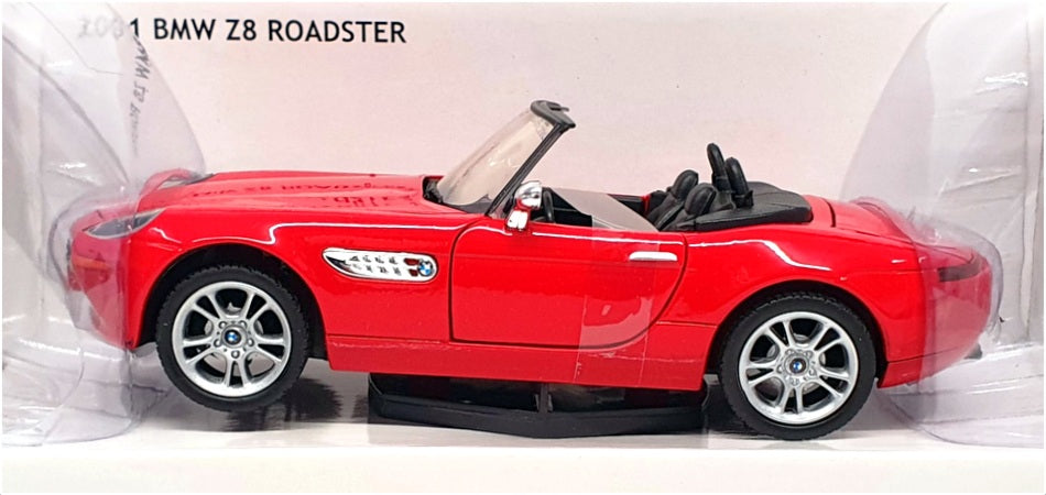 Motor Max 1/24 Scale Diecast SAIN02 - 2001 BMW Z8 Roadster - Red