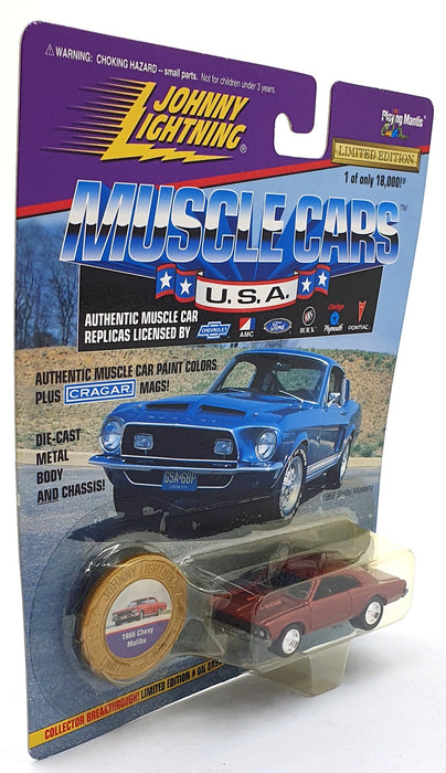 Johnny Lightning 1/64 Scale 202-04 - Muscle Cars 1966 Chevy Malibu - Rust