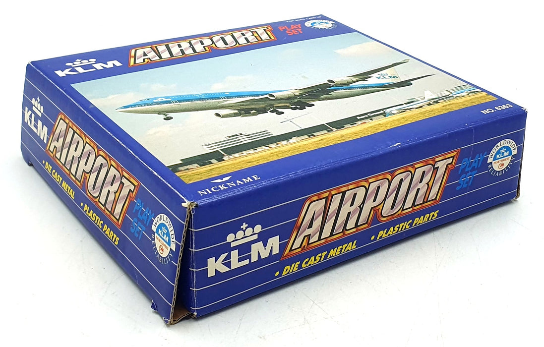 Nickname 15cms Long 6363 - Boeing KLM Airport Play Set Aircraft and Vehicles