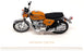 Norev 1/18 Scale 182025 - Honda CB750 Motorcycle - Met Lt Brown
