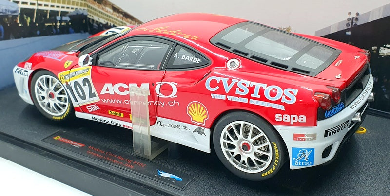 Hot Wheels 1/18 Scale Diecast L7113 - Ferrari F430 Modena Cars Euro 2006 #102