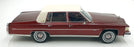 BOS Models 1/18 Scale Resin BOS132 - Cadillac Fleetwood Brougham Metallic red