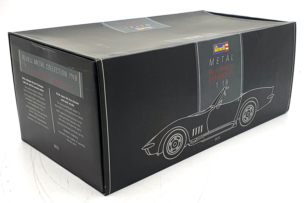 Revell 1/18 Scale Diecast 8835 - 1969 Corvette Convertible - Yellow