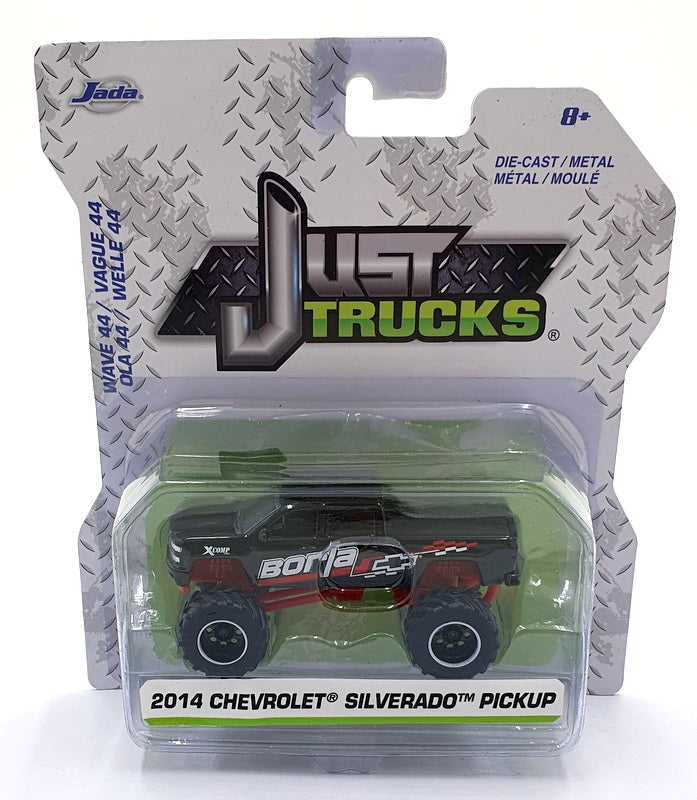 Jada Just Trucks 1/64 Scale 14020 - 2014 Chevrolet Silverado PickUp - Black