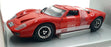 Eagle's Race 1/18 Scale Diecast 2100 - Ford GT-40 Street Version - Red