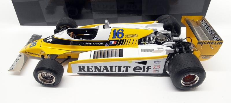 Exoto 1/18 scale Diecast 97091 - Renault RE-20 Turbo 1980 GP of France R Arnoux